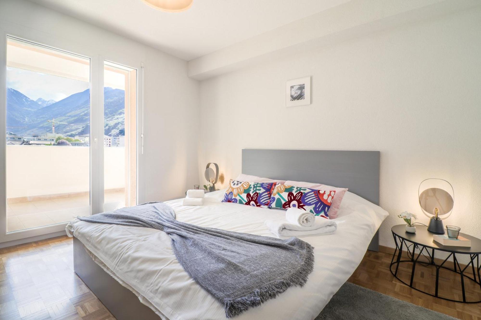 Modern Apartment Close To Martigny Train Station المظهر الخارجي الصورة